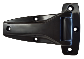 Hinge Flush With Stainless Steel Pin, Black, Right Hand AH 4K BLK RH |Austin Hardware