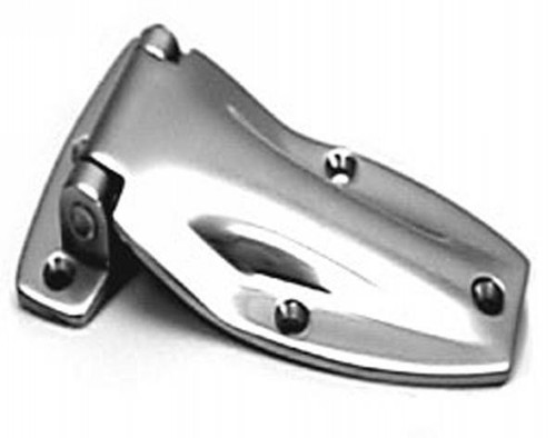Strap Hinge, Stainless Steel, 5/16 Offset, Left Hand AH 4K SS LH 5/16 O |Austin Hardware