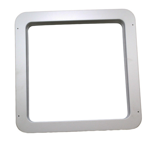 Vent trim only for AH 7111-C, white garnish, 1 1/4" mounting flange, 1 1/8" vertical leg