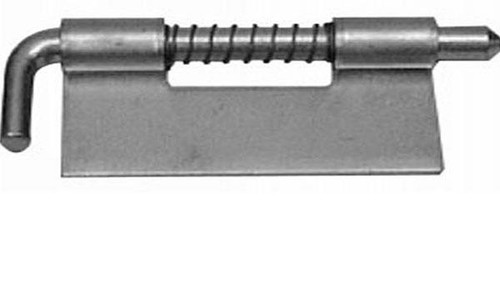 Latch Hinge Spring, 1 In. Ext. Bolt, No Holes