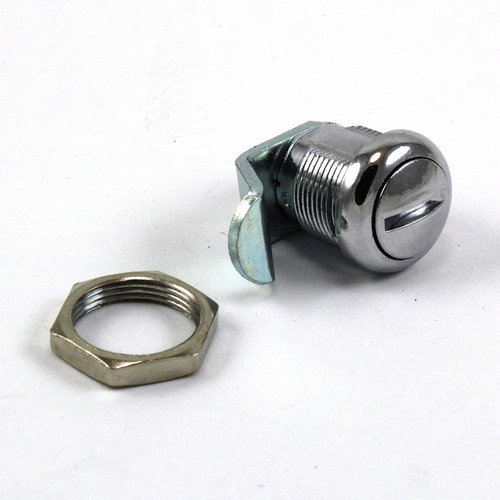 Low profile latch, quarter turn, 3/8 offset cam, detent to help the user know when the latch is fully opened or closed AH 520-C NI |Austin Hardware