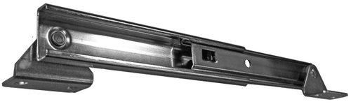 A.L. Hansen Telescopic Prop, 16 Gauge Steel, 8 in. L closed, 12-1/2 in. L opened, One Regular 90 and One Straight Flange, ZN AH 708 AD ZN |Austin Hardware