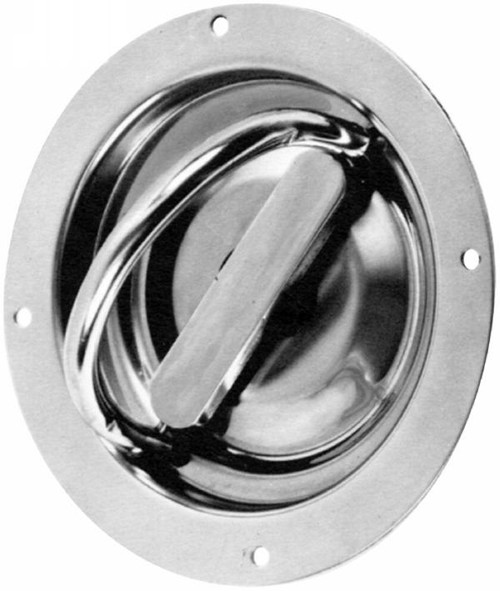D-Ring, Spring Loaded 2-Stopper, Through-Hole Mount, Stainless Steel
