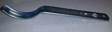 A.L. Hansen Inside Handle, Fits onto 1/4 in. Studs, Length 9 5/16 in. Zinc Plated ALH 105-6 ZN 1/4 NS |Austin Hardware