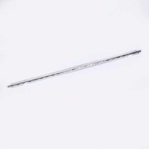 2 in. x 45 in., 1/4 Pin dia., 14 Gauge, Stainless Steel Continuous Hinge, Electropolished