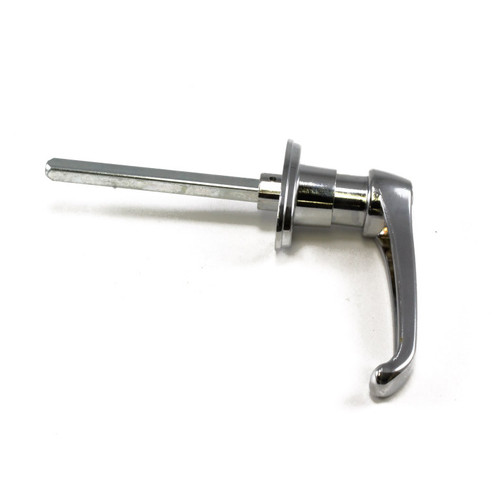 Non-Locking 4" Shank Chrome L Handle 360 Degree. AH L205 CHR |Austin Hardware