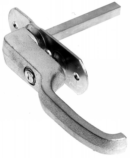 A.L. Hansen Locking Zinc Handle, 1/2x6" Shaft Ka Ch545 ALH 111C ZN 545 6 |Austin Hardware