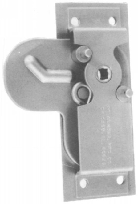 A.L. Hansen 3 point center control only, 1/4 in. studs, zinc plated with override ALH 107-50 ZN SFT |Austin Hardware