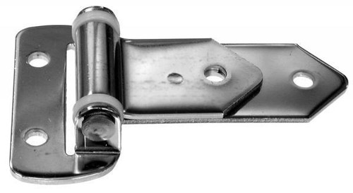 A.L. Hansen Hinge, 11/32 In. Offset, Round Holes ALH 3NB SS 11/32 O |Austin Hardware