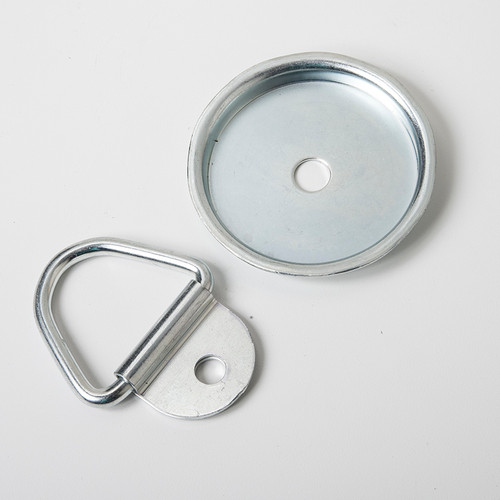 Tie Down Ring, Recessed, Zinc