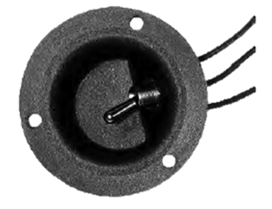 A.L. Hansen Recessed switch receptacle ALH 243101 BLK |Austin Hardware