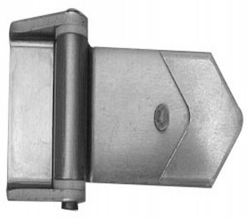 A.L. Hansen Aluminum Hinge With No Holes, Fixed Pin ALH 5UB AL FP |Austin Hardware