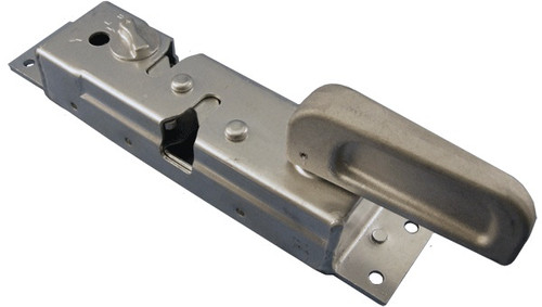 A.L. Hansen Double rotary lock with inside handle, locking with welded seams. Left hand and zinc plated ALH 251 ZN LH 02 |Austin Hardware