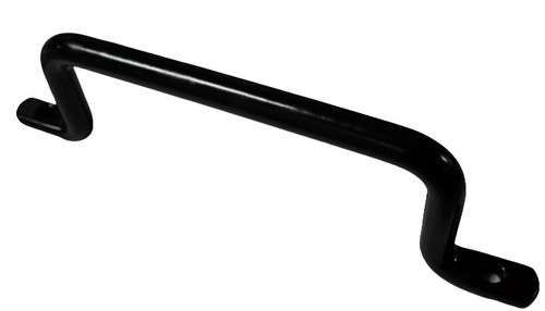 A.L. Hansen Grab Handle, 1/2 In. Diameter Steel Black Vinyl Coated, Length 9 5/8 In. Height 2.953 In. ALH 30-6 BLK |Austin Hardware
