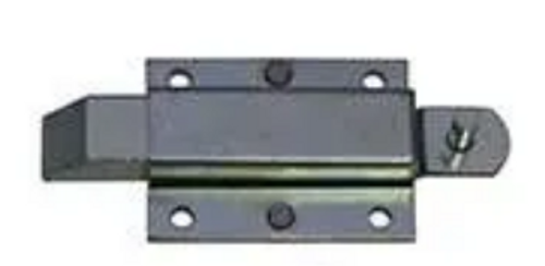 End Bolt, Flush, 45 degree, for use with with Flat Rod, Zinc Finish