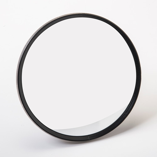8.5 in. diameter blind spot convex mirror head, center mount, stainless steel