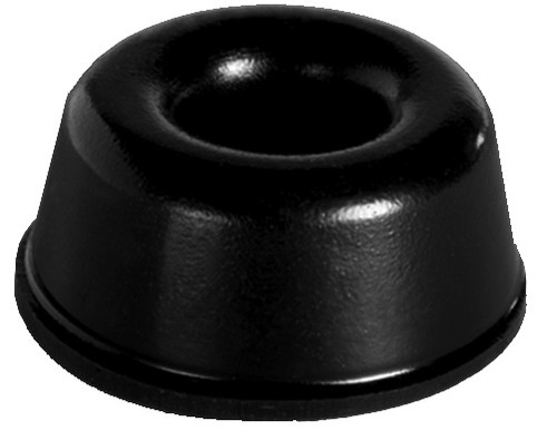 Rubber Bumper, .88 in. W x .40 in. H, with .315 in. Dia. Mtg. Hole, Self-Adhesive Backing B-618 BUMPER |Austin Hardware