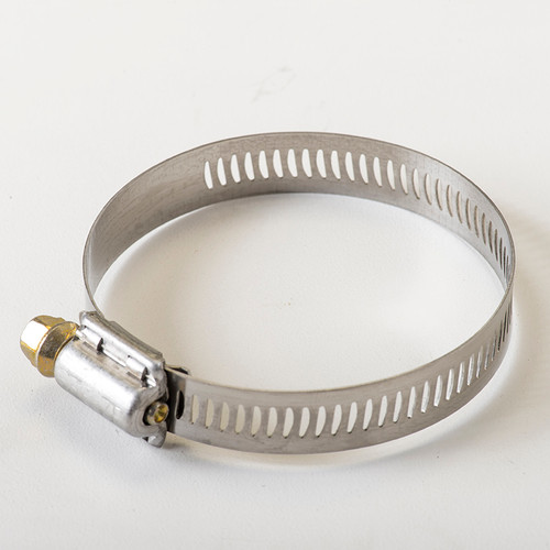 Hose clamp, 1 13/16 in. MIN., 2 3/4 in. MAX., partial stainless Hose clamp, 1 13/16 in. MIN., 2 3/4 in. MAX., partial stainless
