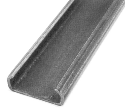 Winch Track For Sliding Winches, 1/4 In. Roll Framed Steel, 6 Ft. L