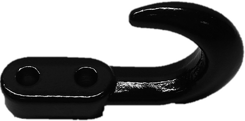 Towing hook, drop forged light-duty, maximum working load 10,000 lbs., 5.29 in. L overall, 3.35 in. Projection, black