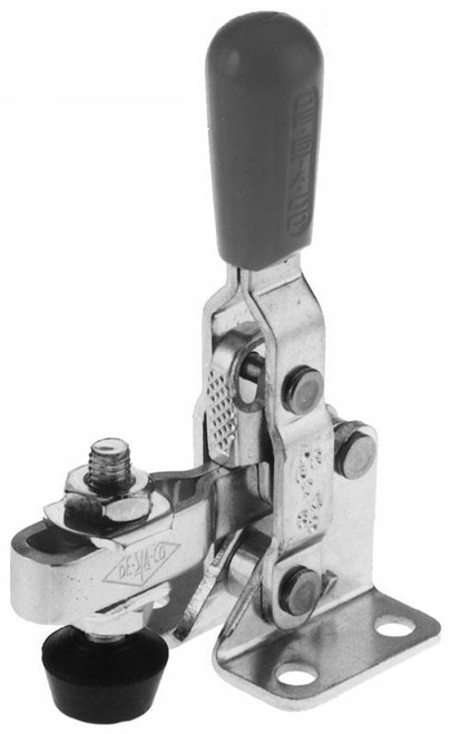 Vertical hold-down toggle locking clamp, 440N holding capacity, .63 in. height under bar, 1.03 in. clip arm length DS 201 |Austin Hardware
