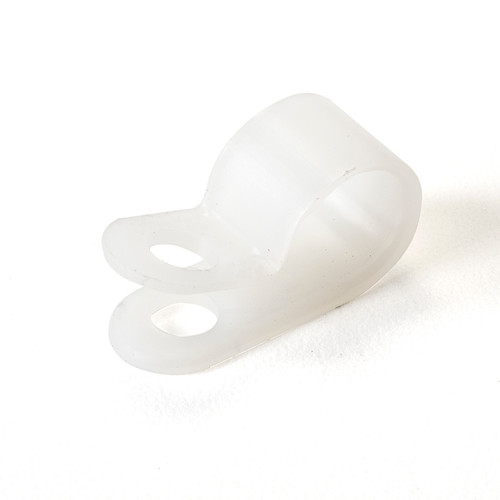 Nylon cable clamp, 3/8 in., natural
