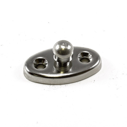 A.L. Hansen Door Holder, Plunger Only, 1-1/2 in. L, Electro-Polished SS Finish DH-150-50 SS |Austin Hardware