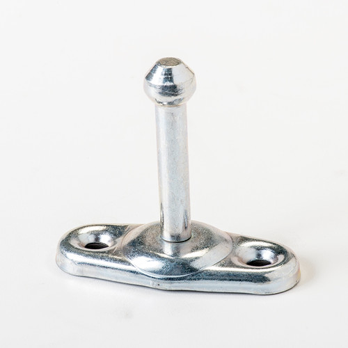 Door Holdback, Plunger Only, 2-5/8 in. L, Zinc Finish DH 258 ZN |Austin Hardware