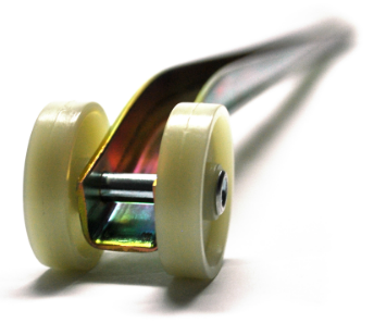 EMC 1-2500-50 ZN 48 in. rod with roller for the EMC 1-2500 locking system Eberhard Austin Hardware & Supply