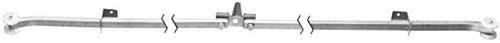 Eberhard Lightweight 16 gauge zinc channel. Riveted, long wearing nylon rollers are extra large diameter (1-1/4 in.) to provide firm, snug closure. Easily installed in any metal cabinet. Will accept any handle with 5/16 in. square shank. Comes complete with 2 EMC 2500 ZN |Austin Hardware