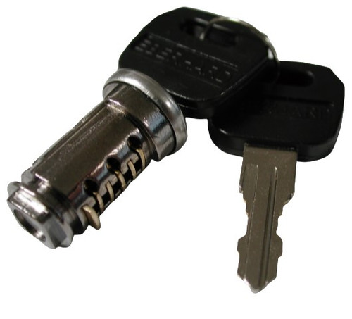Eberhard Cylinder Plug Only, Quick-Loc Cylinder Plug For Manual Assemblies, Keyed J202 EMC 18400-DB-J202 |Austin Hardware