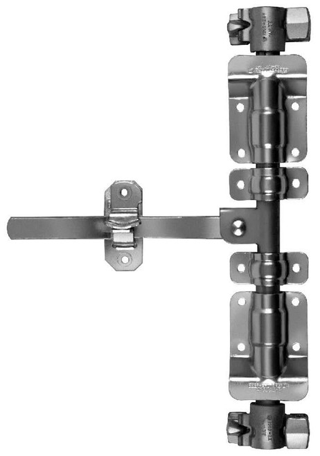 Bar lock, piggyback and trailer use, complete locking system less pipe, galvanized steel Bar lock, piggyback and trailer use, complete locking system less pipe, galvanized steel