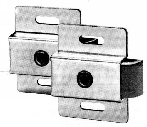 Single Point Slam Latch, Sturdy all metal construction with Slotted Mtg. Holes for Easy Adjustment, Hex Drive 6mm Hex, Zinc Finish