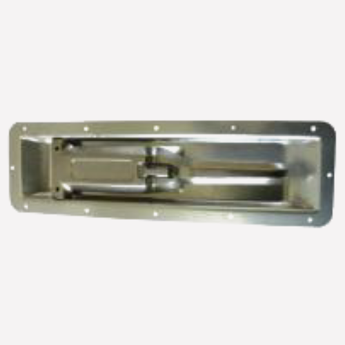 EMC 2525-58-48 3/4"x48" steel flat lock rod. Gold finish. | Eberhard | Austin Hardware