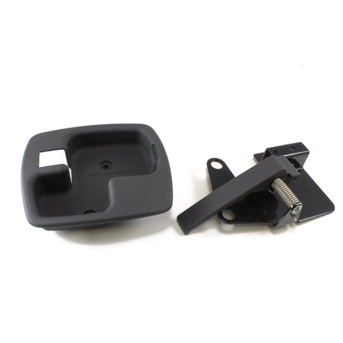 Paddle  Handle Latch, Multi-Point Slam Latch; Non-Locking Inside Paddle Latch For Driver's Side Of Vehicle, All Black