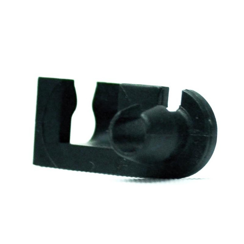 Eberhard Rod Attching Clip, Black Plastic, Left Hand, Fits 5/32 in. Diameter Round Rod EMC 16377-2 LH |Austin Hardware