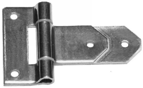 Eberhard Hinge, Polished Stainless, Flush EMC 6521 SS POL |Austin Hardware