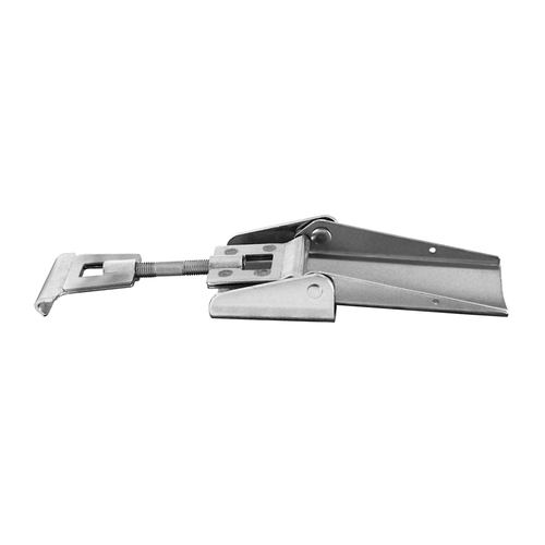 Eberhard Standard over center draw latch, stainless steel. 1/2 in. adjustment allows for variations in alignment. Slim profile EMC 750 SS |Austin Hardware