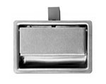 Eberhard Paddle Handle, Stainless Steel, Brushed Satin Finish, With Blind Mounting Bracket EMC 4400 SS PK |Austin Hardware