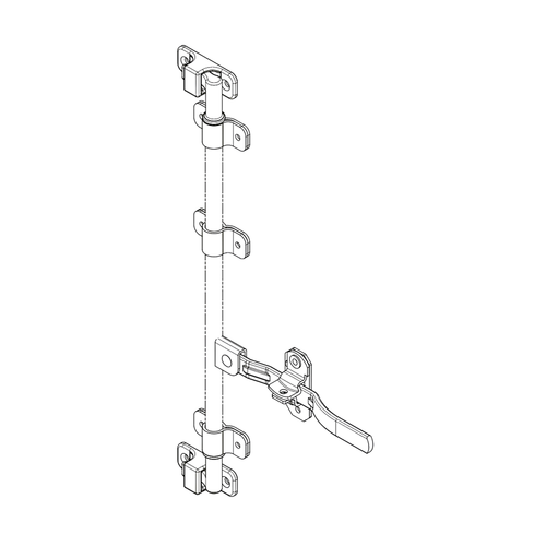 EMC 5654X ZN Designed for 3/4 in. standard pipe, can be installed on flush to 3/4 in. offset doors, furnished less pipe Eberhard Austin Hardware & Supply