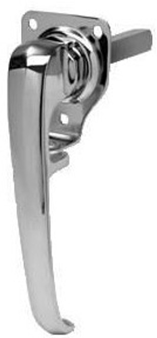 Padloackable Zinc L Handle, 5/8" Square Shaft - Should Be In L Handle Padlocking.