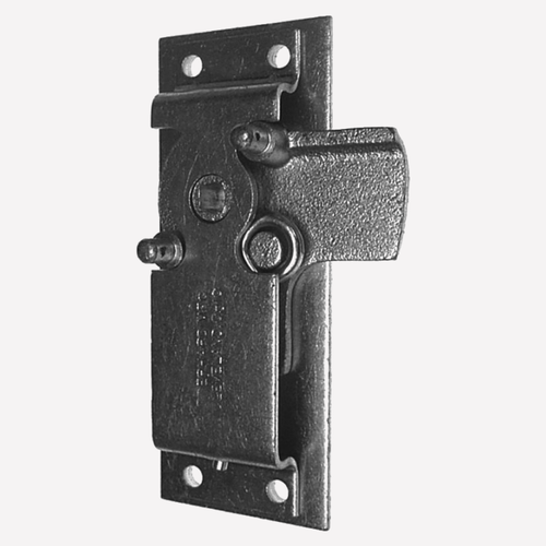 EMC 5647 ZN 3-Point Dead Bolt Latch with round rod plus rubber antirattle grommets in the rod guides. Has zinc aluminum tumbler for lighter weight and cost. Zinc Finish Eberhard Austin Hardware & Supply