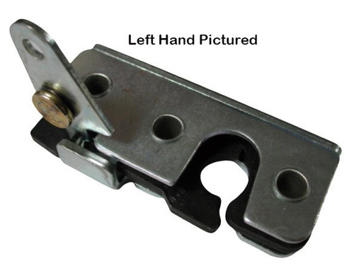 Eberhard Passenger restraint latches, antirattle feature is standard on all actuators.(1) 1/4 in. diameter hole. Right hand and zinc plated. EMC 400 ZN RH |Austin Hardware