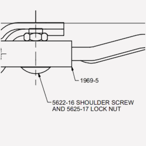 EMC 5611-50 ZN LH Left Hand Three point center case for light duty applications|Uses .31" dia rods|Zinc plated|.31" square hole for handle. Right hand pictured Eberhard Austin Hardware & Supply