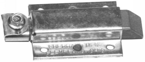 End bolt with hex bolt and washer, zinc plated