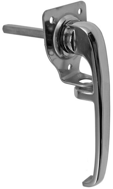 Zinc-Plated Padlock Handle With 5/16 In. X 3-1/4 In. Unthreaded Shaft.  Three 7/32 In. Mounting Holes.