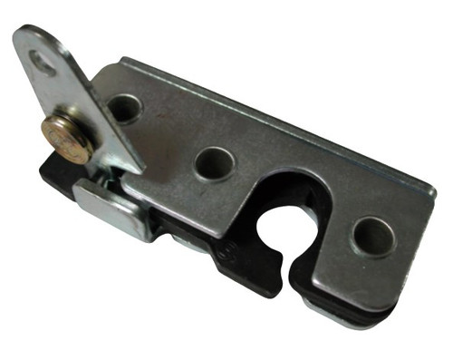 Eberhard Passenger restraint latches, antirattle feature is standard on all actuators. (1) 1/4 in. diameter hole. Left hand and zinc plated EMC 400 ZN LH |Austin Hardware