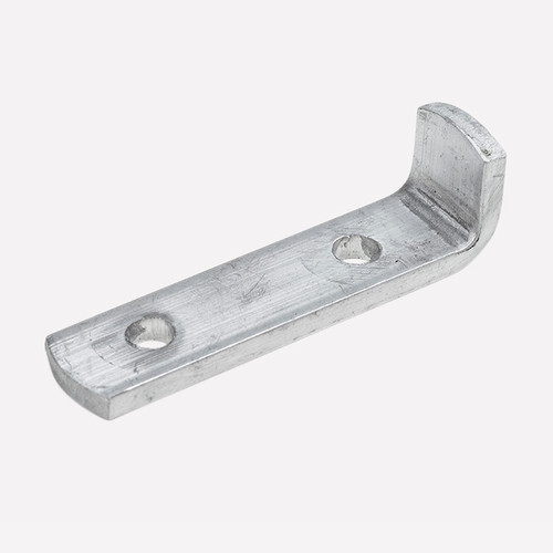 993-671 2 3/4 X 3/4 X 3/16 Punched Angle Gate Keeper 6061 Alum Austin Hardware & Supply
