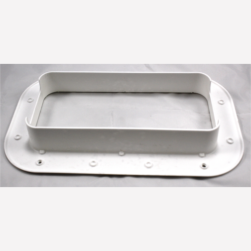 Genesis Trim ring for low profile easy open vents, white, 1 3/4 in. H EOV TR RV 1 3/4" W |Austin Hardware