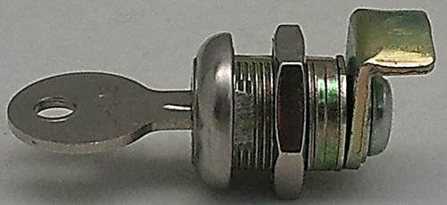 Lock Cylinder For 8004/8400 Series Folding T Locks, Dust Shutter, Two Keys, Bent Cam, Keyedj203